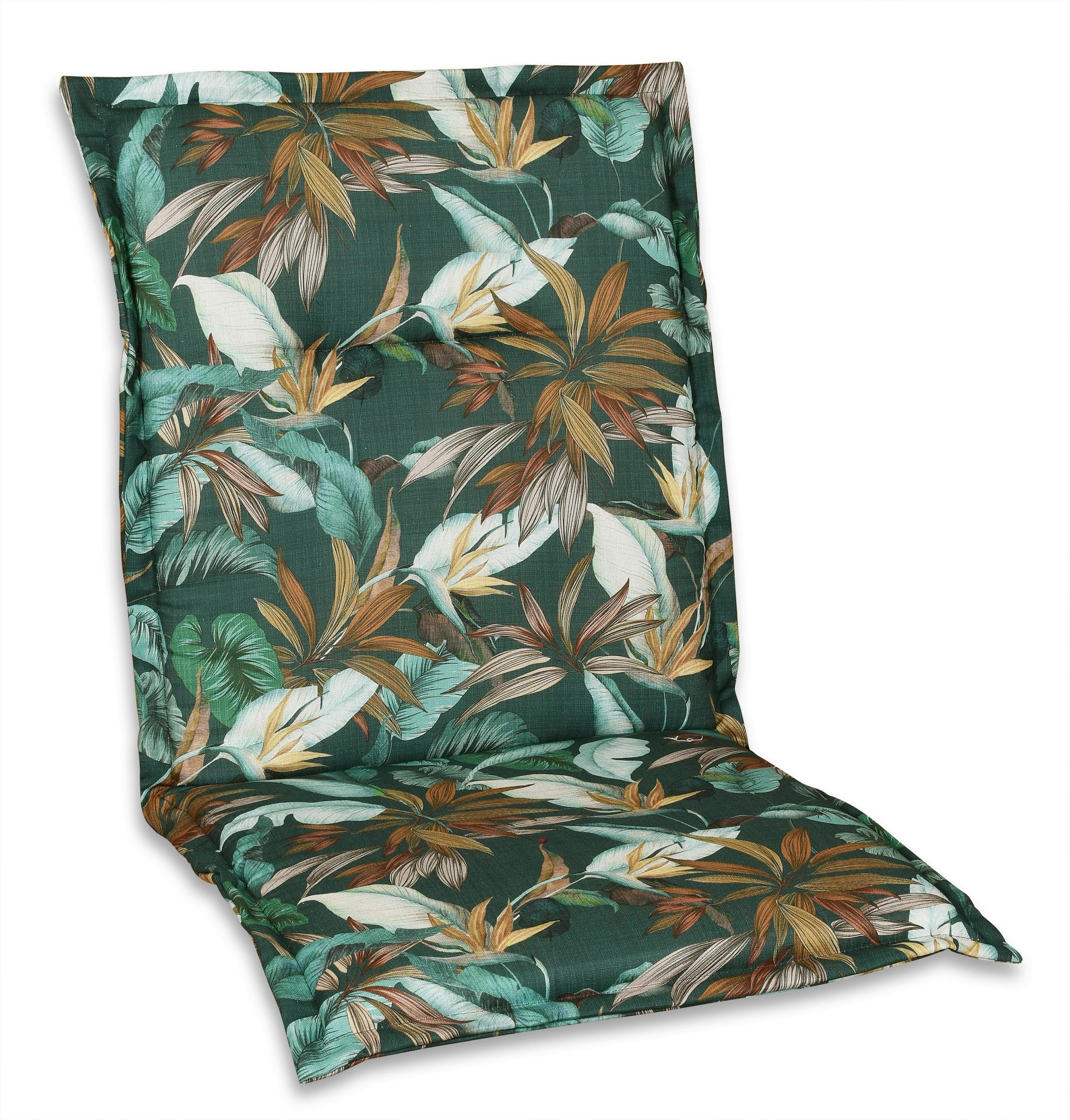 SESSELAUFLAGE Floral  - Hellbraun/Beige, Basics, Textil (100/4/48cm)