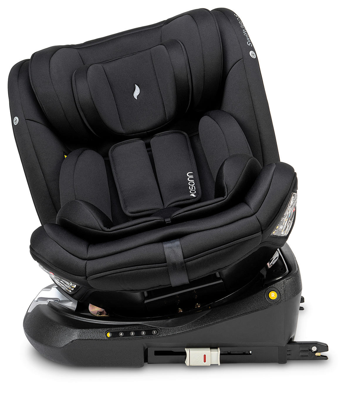 REBOARDER-KINDERSITZ SWIFT360S ECE R 129 i-SIZE  - Schwarz, Basics, Kunststoff/Textil (44/60/50cm) - Osann