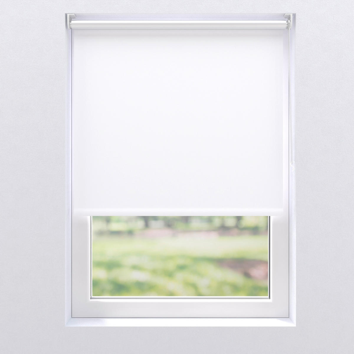 ROLLO  blickdicht  120/150 cm    - Weiß, Basics, Kunststoff (120/150cm)