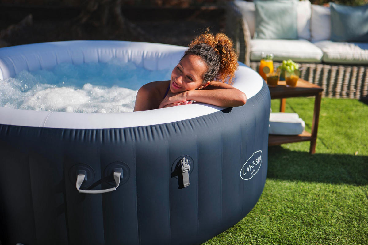 WHIRLPOOL MIAMI 60001 MIAMI AIRJET 180/66 cm  - Dunkelblau, KONVENTIONELL, Kunststoff/Metall (180/66cm) - Bestway