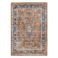 VINTAGE-TEPPICH 120/160/160 cm Asya Dunkelblau, Kupferfarben  - Dunkelblau/Kupferfarben, Design, Kunststoff/Textil (120/160/160cm) - Novel