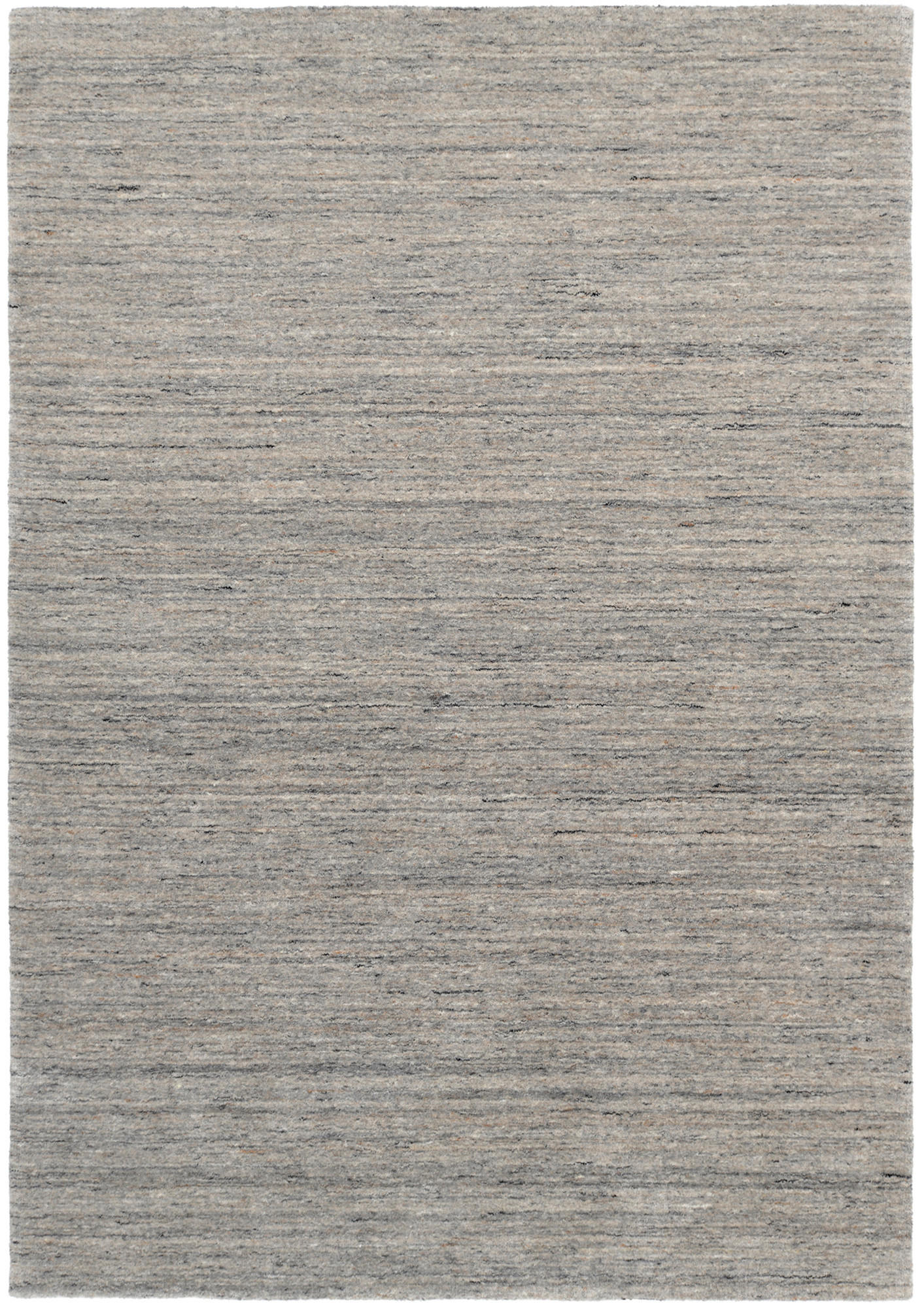 Linea Natura Wollteppich Grau 250x300 cm