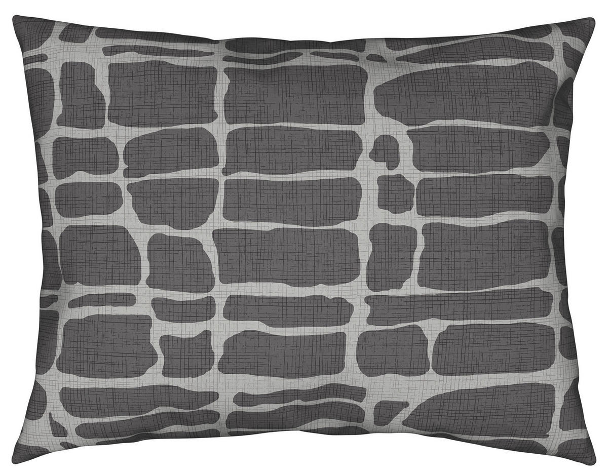 POSTEĽNÁ BIELIZEŇ, renforcé, antracitová, 140/200 cm - antracitová, Konventionell, textil (140/200cm) - Esposa