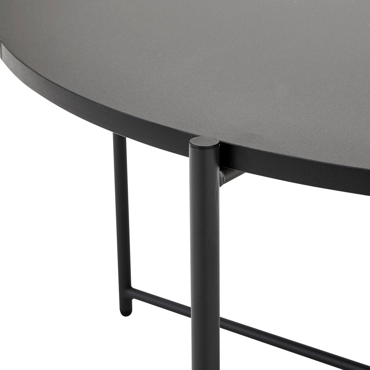 COUCHTISCH in Metall, Holzwerkstoff 83/83/40 cm  - Schwarz, Design, Holzwerkstoff/Metall (83/83/40cm) - MID.YOU