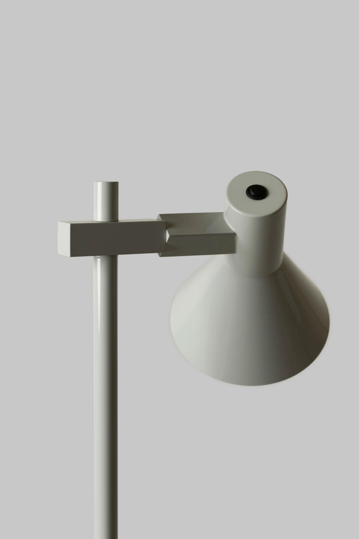 STOLNÍ LAMPA, nástěnný stmívač, E27, 28/20/51 cm - světle šedá, Design, kov (28/20/51cm) - It's about Romi