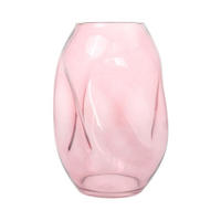 VASE  - Rosa, Design, Glas (15/25/15cm) - Kayoom