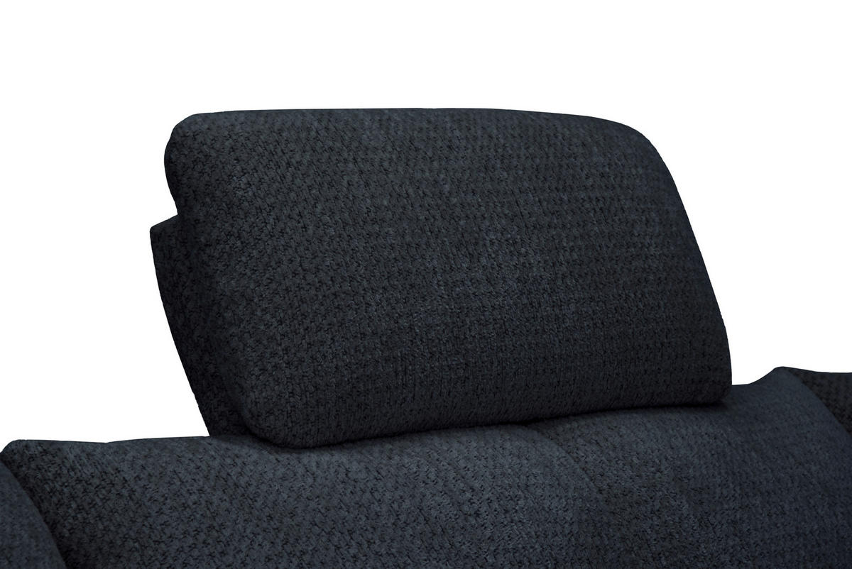 KOPFSTÜTZE - Dunkelblau, KONVENTIONELL, Textil (55/28/18cm) - Hom`in