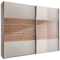 SCHWEBETÜRENSCHRANK in Champagner  - Chromfarben/Champagner, Konventionell, Holzwerkstoff (300/236/67cm) - Voleo