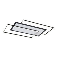 PLAFONIERĂ CU LED - negru, Trend, plastic/metal (80/50/6cm) - Novel