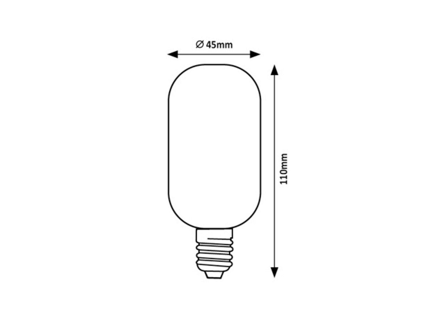 LED FILAMENT ŽARULJA - boje jantara, Lifestyle, staklo (4.5/11cm)