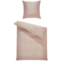 WENDEBETTWÄSCHE SW-Pure Satin 135/200 cm  - Altrosa/Rosa, Basics, Textil (135/200cm) - Schöner Wohnen