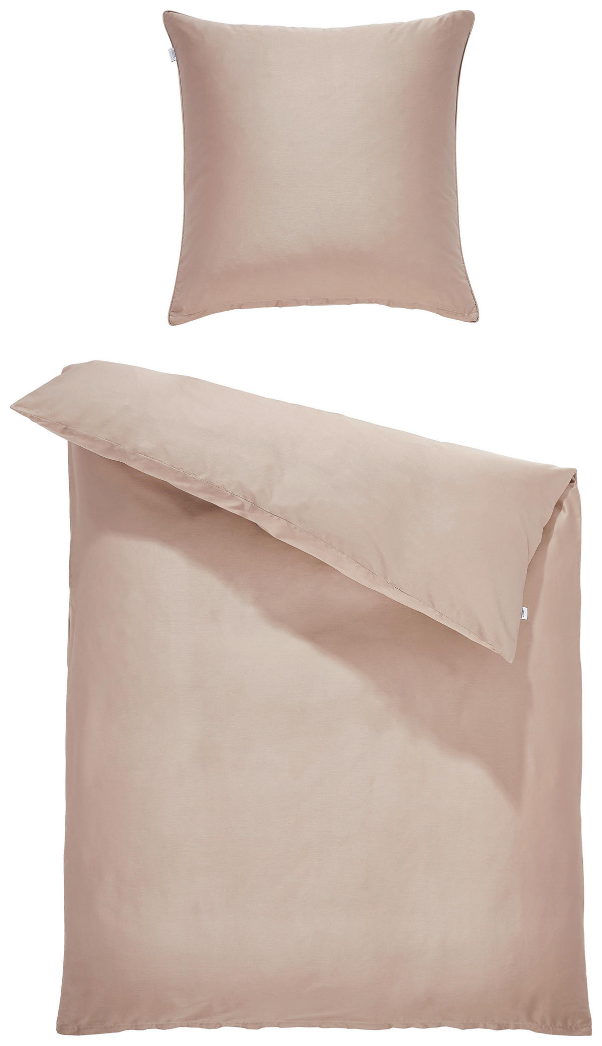 WENDEBETTWÄSCHE SW-Pure Satin 135/200 cm  - Altrosa/Rosa, Basics, Textil (135/200cm) - Schöner Wohnen