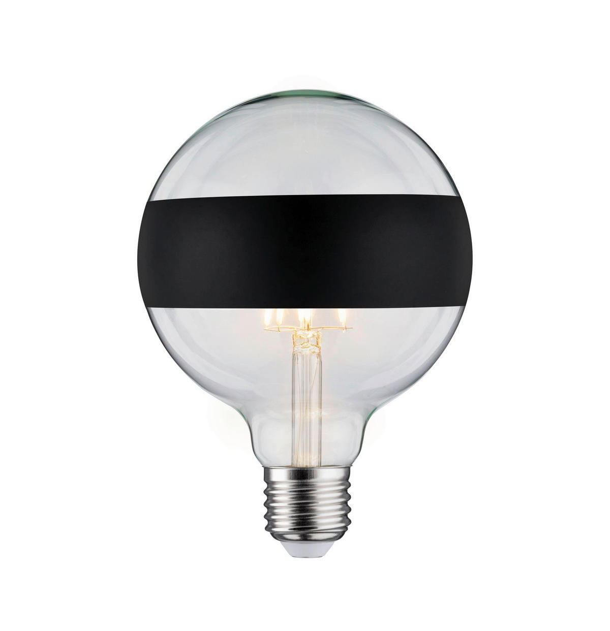 LED-LEUCHTMITTEL   E27 1x6,5W W 640 lm  - Klar/Schwarz, Basics, Glas (17,4cm) - Paulmann
