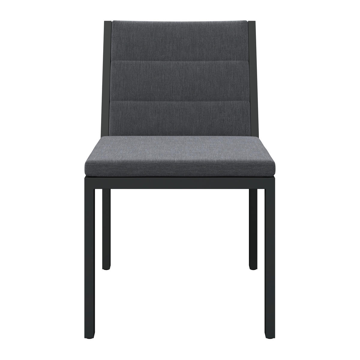 LOUNGESESSEL  - Anthrazit/Grau, MODERN, Textil/Metall (50/82/62cm) - Amatio