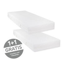 WENDEMATRATZE PHB PREMIUM 2in1 H2/H3 80/200 cm Höhe ca. 23 cm 7 -Zonen - Weiß, MODERN, Textil (80/200cm) - Livetastic