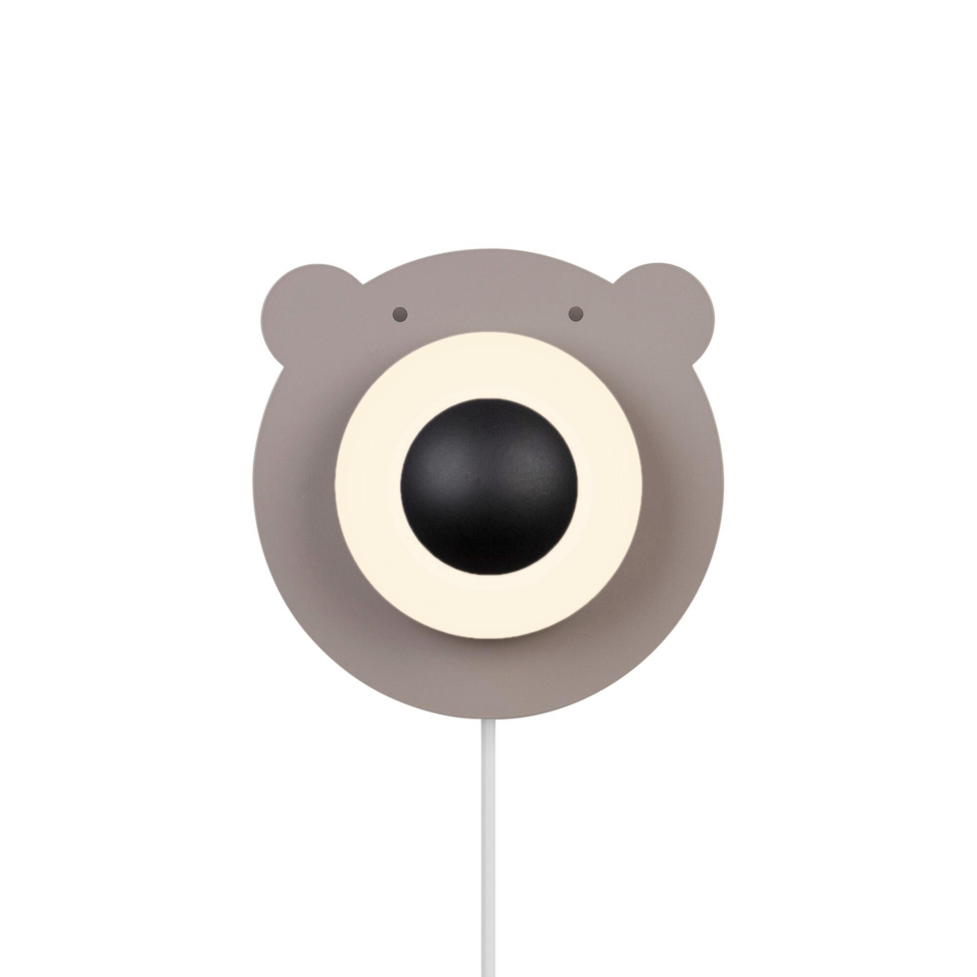 WANDLEUCHTE Bruna Bear 25/14/25 cm  - Braun, Design, Metall (25/14/25cm) - Nordlux