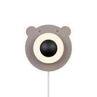 WANDLEUCHTE Bruna Bear 25/14/25 cm  - Braun, Design, Metall (25/14/25cm) - Nordlux