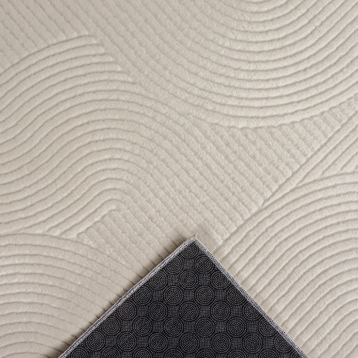 WEBTEPPICH 140/200 cm Stilo Creme  - Creme, KONVENTIONELL, Textil (140/200cm) - Novel