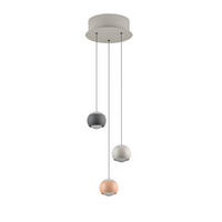 PENDELLEUCHTE Cannon 25/195 cm   - Anthrazit/Orange, Design, Metall (25/195cm) - Musterring