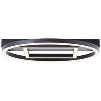 LED-PANEEL - Schwarz, Design, Kunststoff/Metall (5/37/37cm) - Brilliant