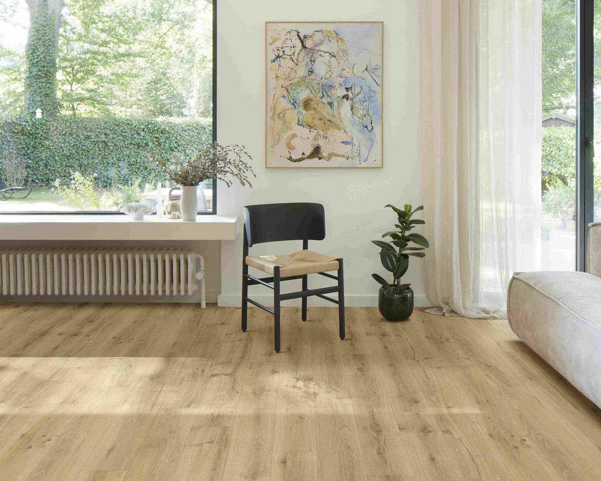 PVC-BELAG per  m² - Eichefarben, KONVENTIONELL, Kunststoff (400cm) - Venda