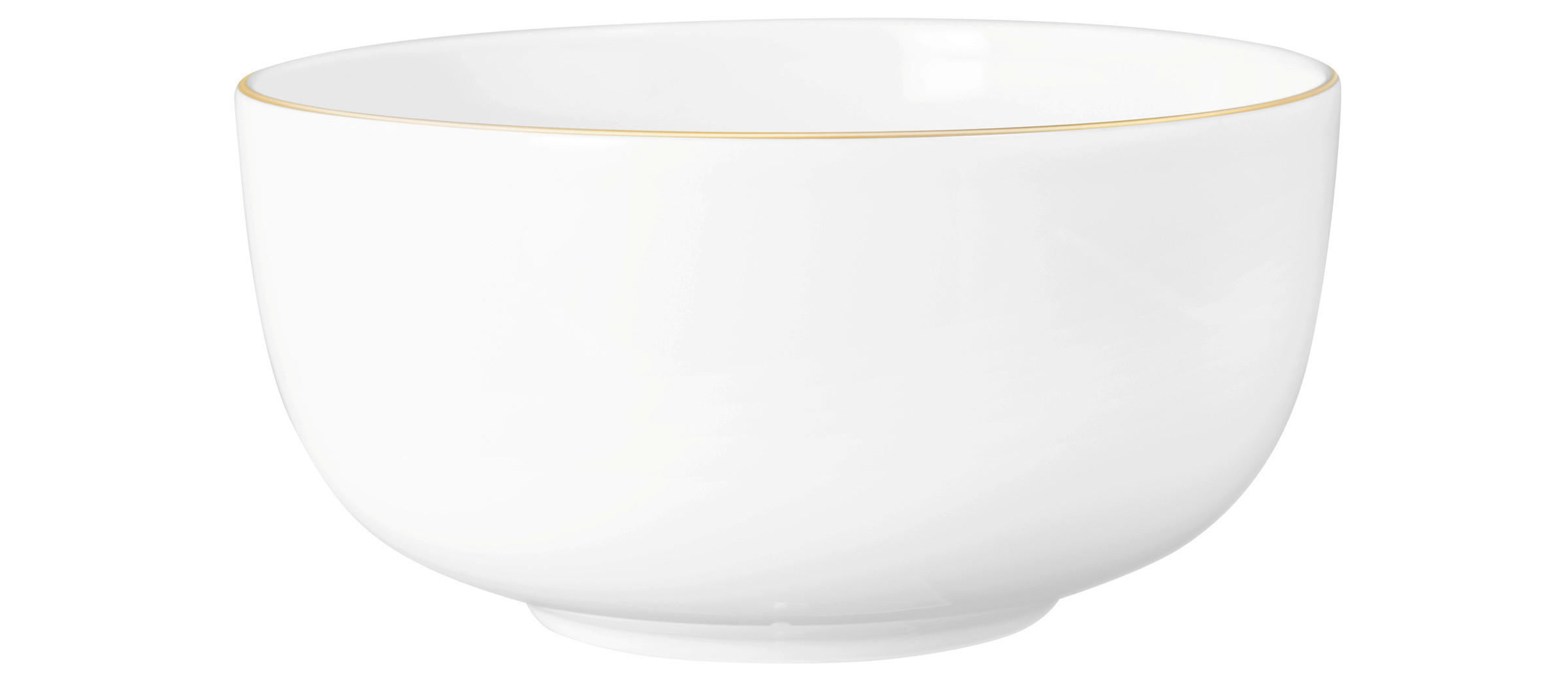SCHALE Liberty 17,5 cm   - Goldfarben/Weiß, Basics, Keramik (17,5cm) - Seltmann Weiden