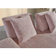 SCHLAFSOFA Chenille Rosa  - Schwarz/Rosa, KONVENTIONELL, Kunststoff/Textil (235-255/80/116-138cm) - Carryhome