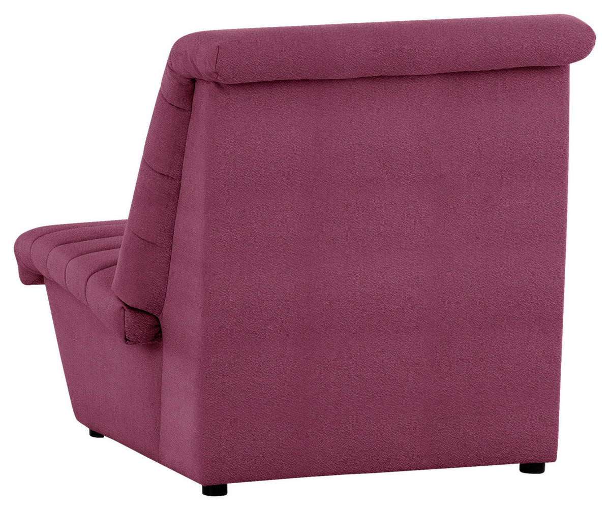 SESSEL Webstoff Weinrot    - Weinrot/Schwarz, Design, Kunststoff/Textil (92/92/103cm) - LOOKS by W.Joop
