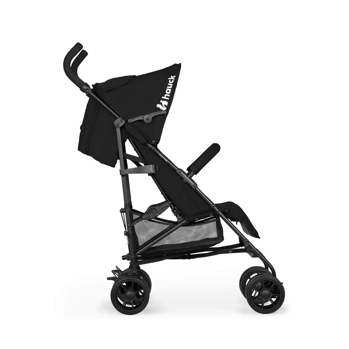 BUGGY Fold N Care  - Schwarz, Basics (87/47/107cm) - Hauck