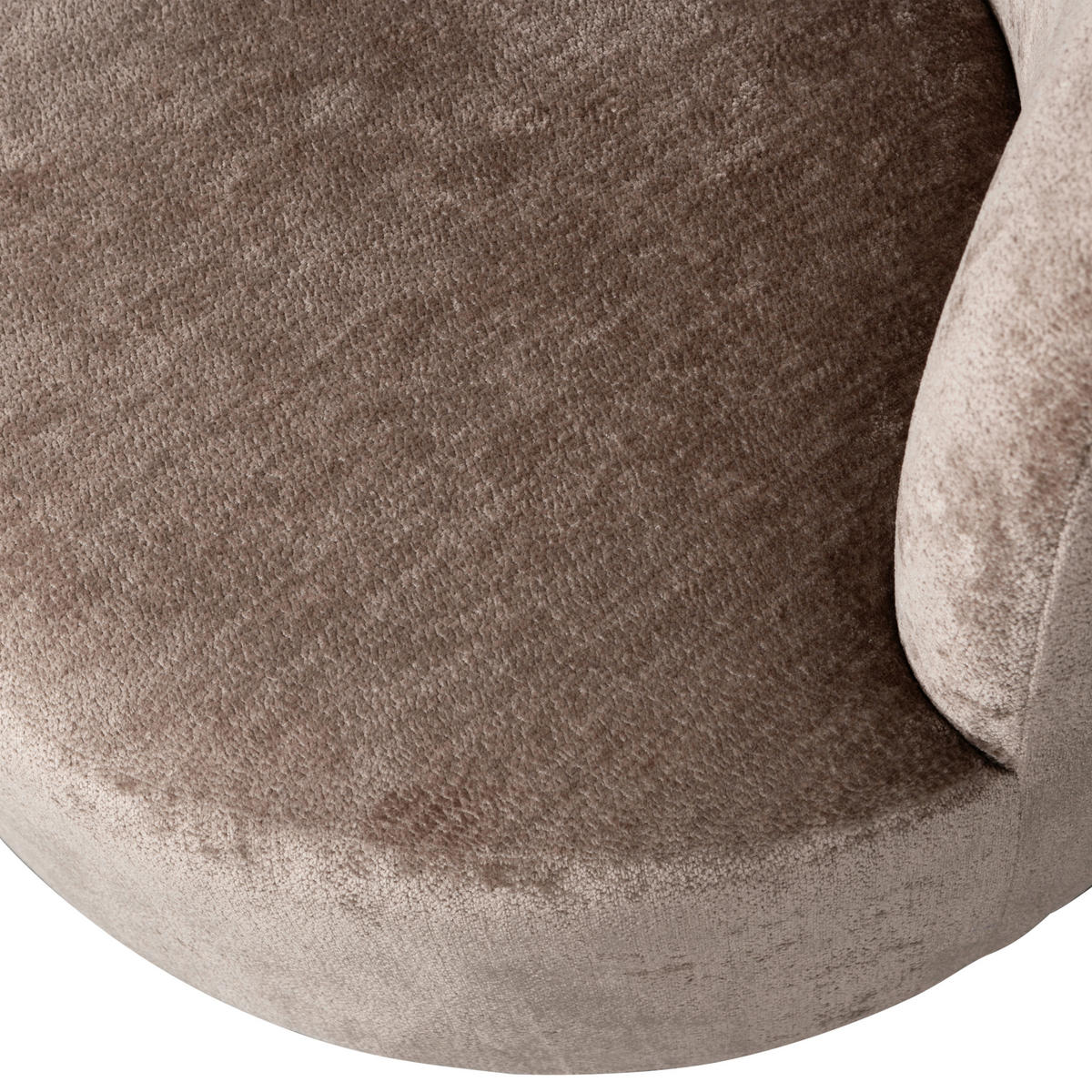 SESSEL in Chenille Taupe  - Taupe, Design, Textil (81/72/80cm) - Livetastic