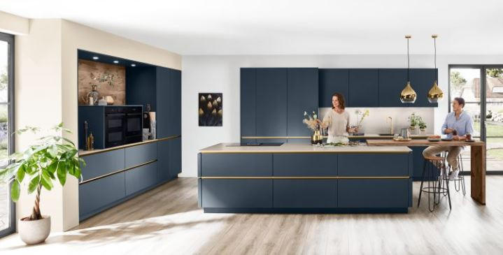 BEÉPÍTHETŐ KONYHA - sötétzöld, Design, faalapú anyag - Celina