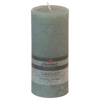 STUMPENKERZE 6,8/15 cm  - Grün, Basics (6,8/15cm) - Steinhart