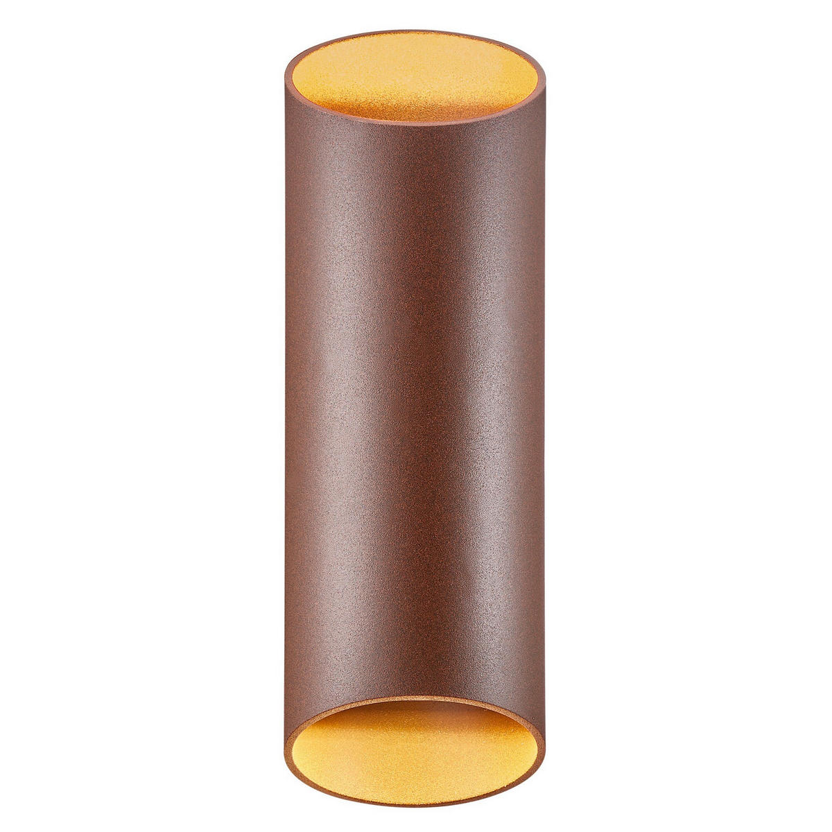 WANDLEUCHTE Nico 7,7/23,5 cm  - Rostfarben, Design, Metall (7,7/23,5cm) - Nordlux