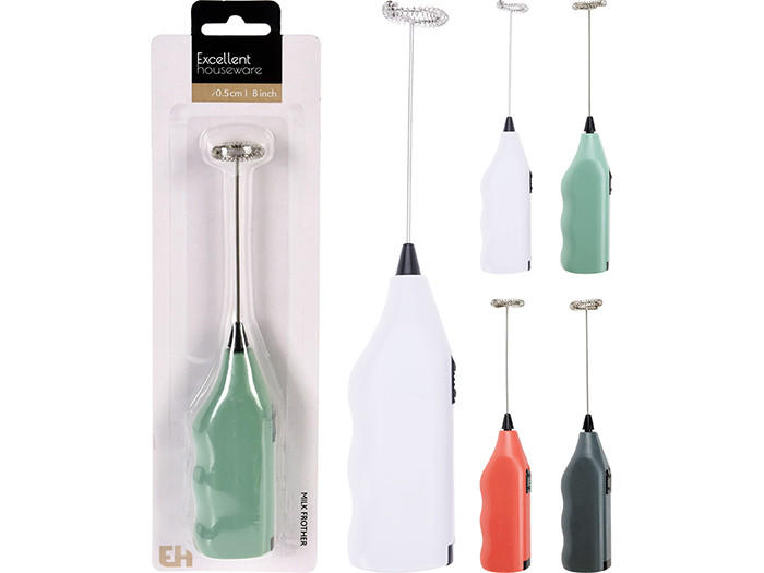 MJÖLKSKUMMARE  - vit/röd, Basics, metall/plast - Best Price