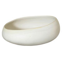 VASE  - Weiss/Grün, Basics, Keramik (28/10,7cm) - ASA