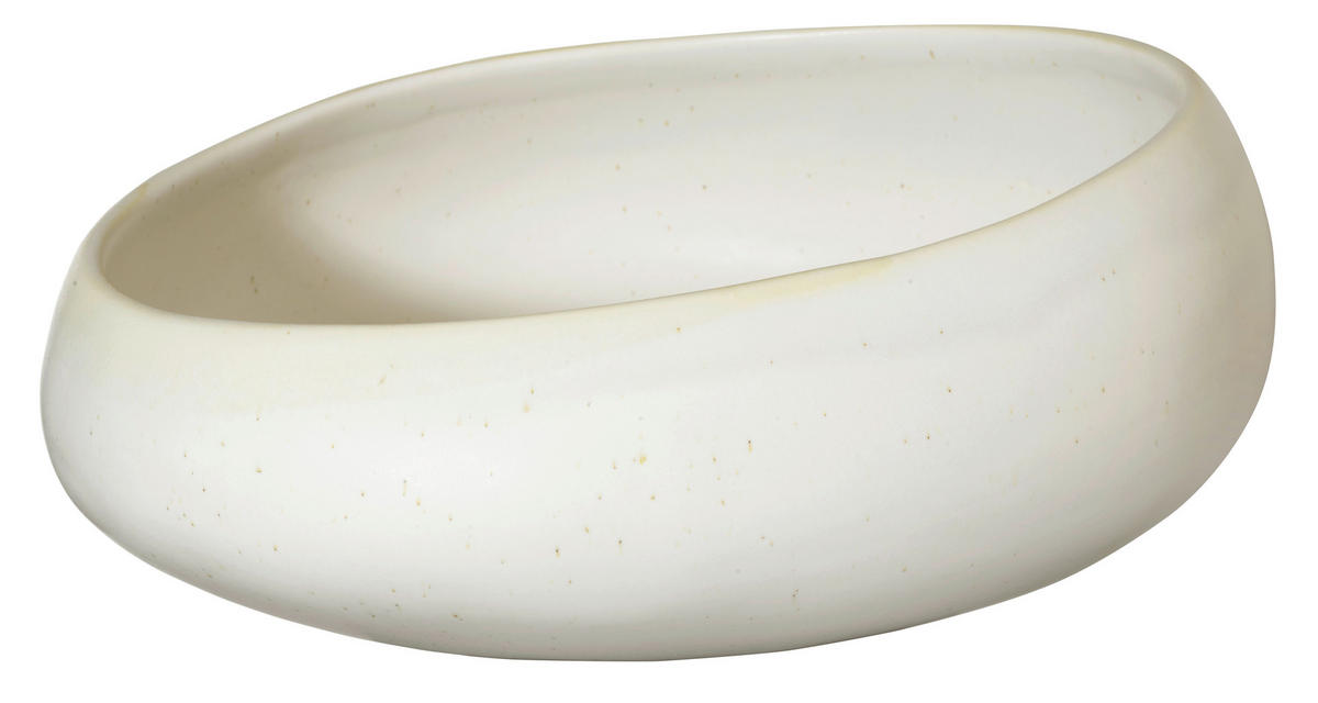 VASE  - Weiss/Grün, Basics, Keramik (28/10,7cm) - ASA