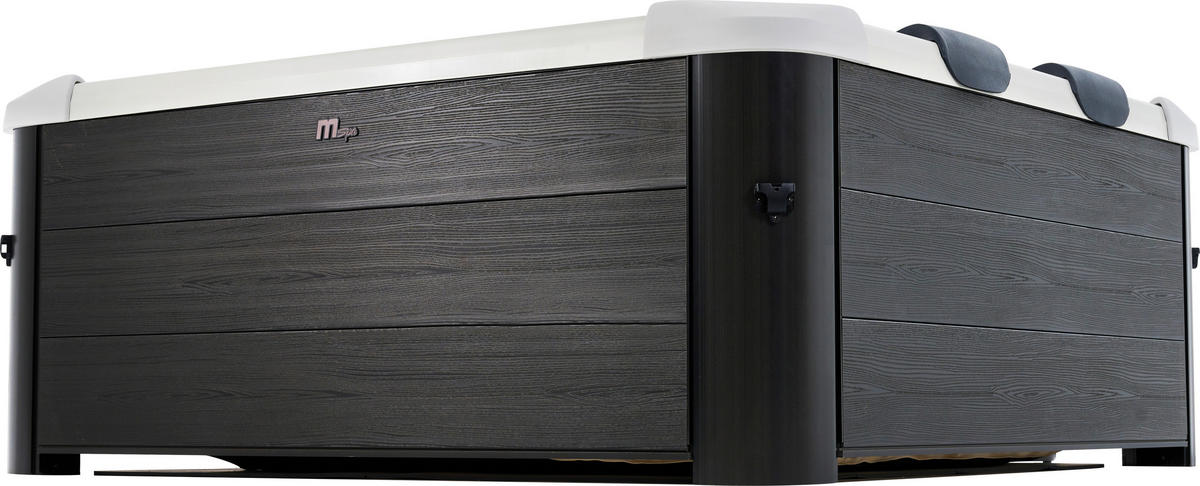 WHIRLPOOL MSPA OSLO 160/160/65 cm  - Grau, Trend, Kunststoff (160/160/65cm)