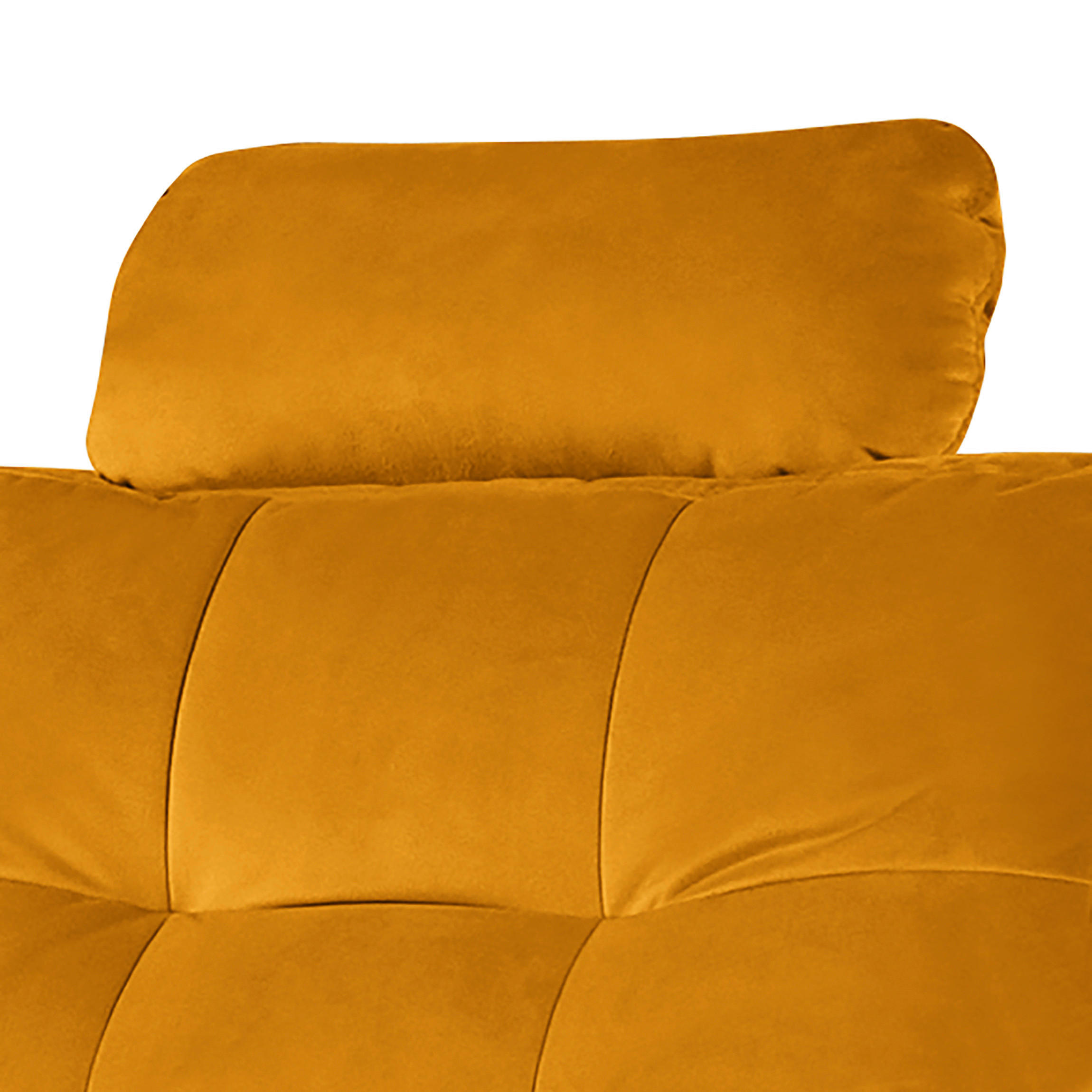 KOPFSTÜTZE - Gelb, Design, Textil (43/18/15cm) - Livetastic