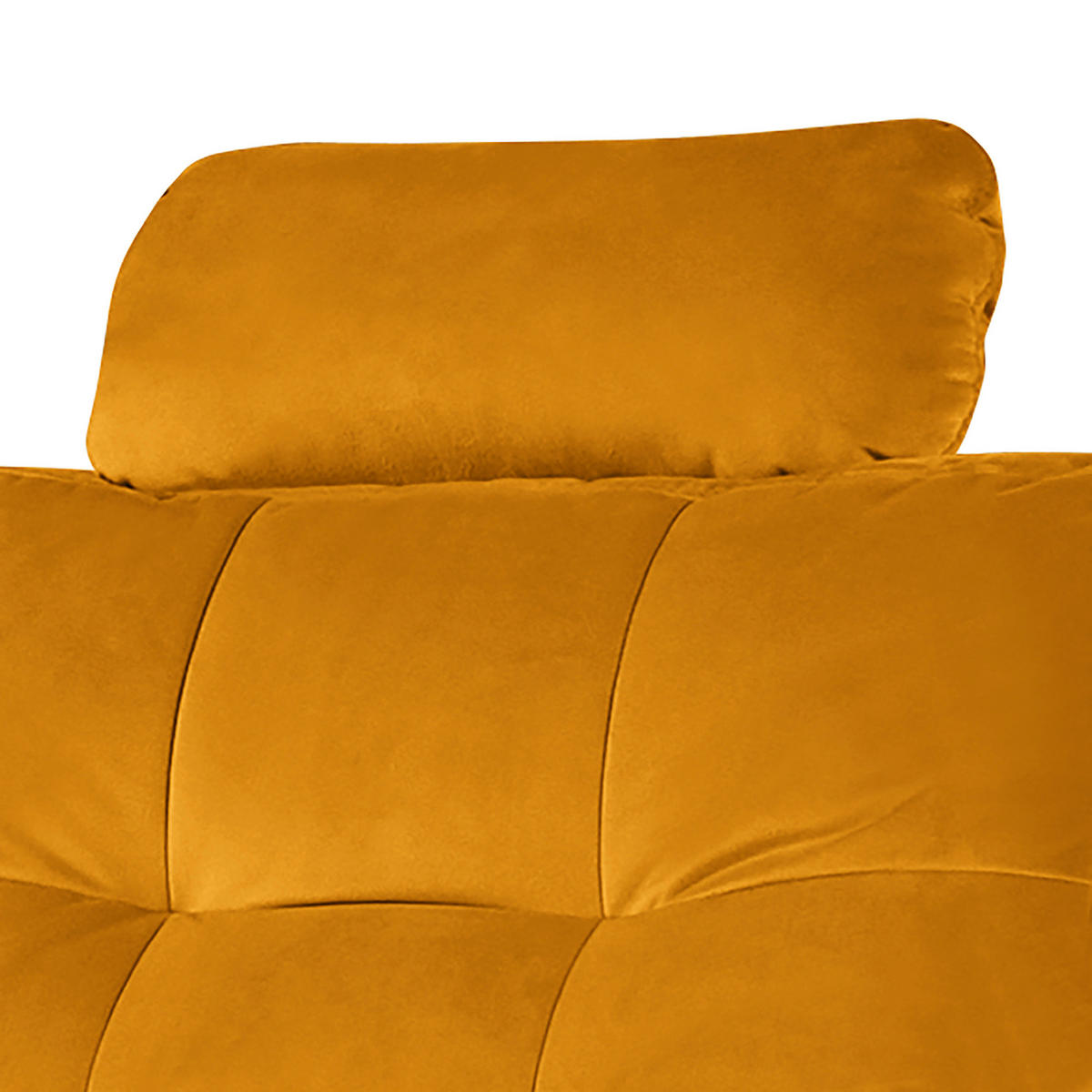 KOPFSTÜTZE - Gelb, Design, Textil (43/18/15cm) - Livetastic