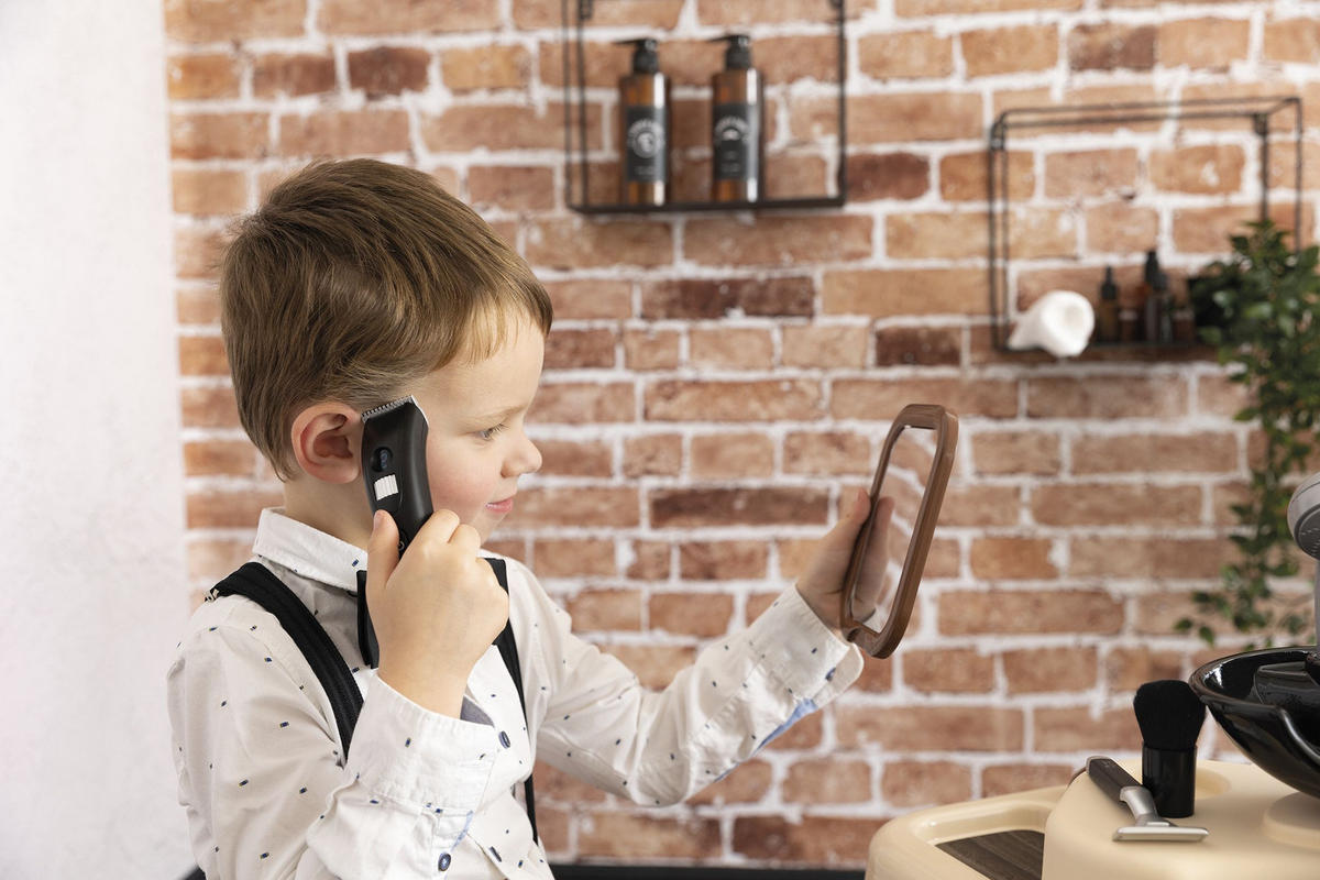 DJEČJI SET ZA OBLIKOVANJE KOS  Smoby Barber&Cut  - višebojno, Basics, plastika (26/54,90/68,90cm) - Simba