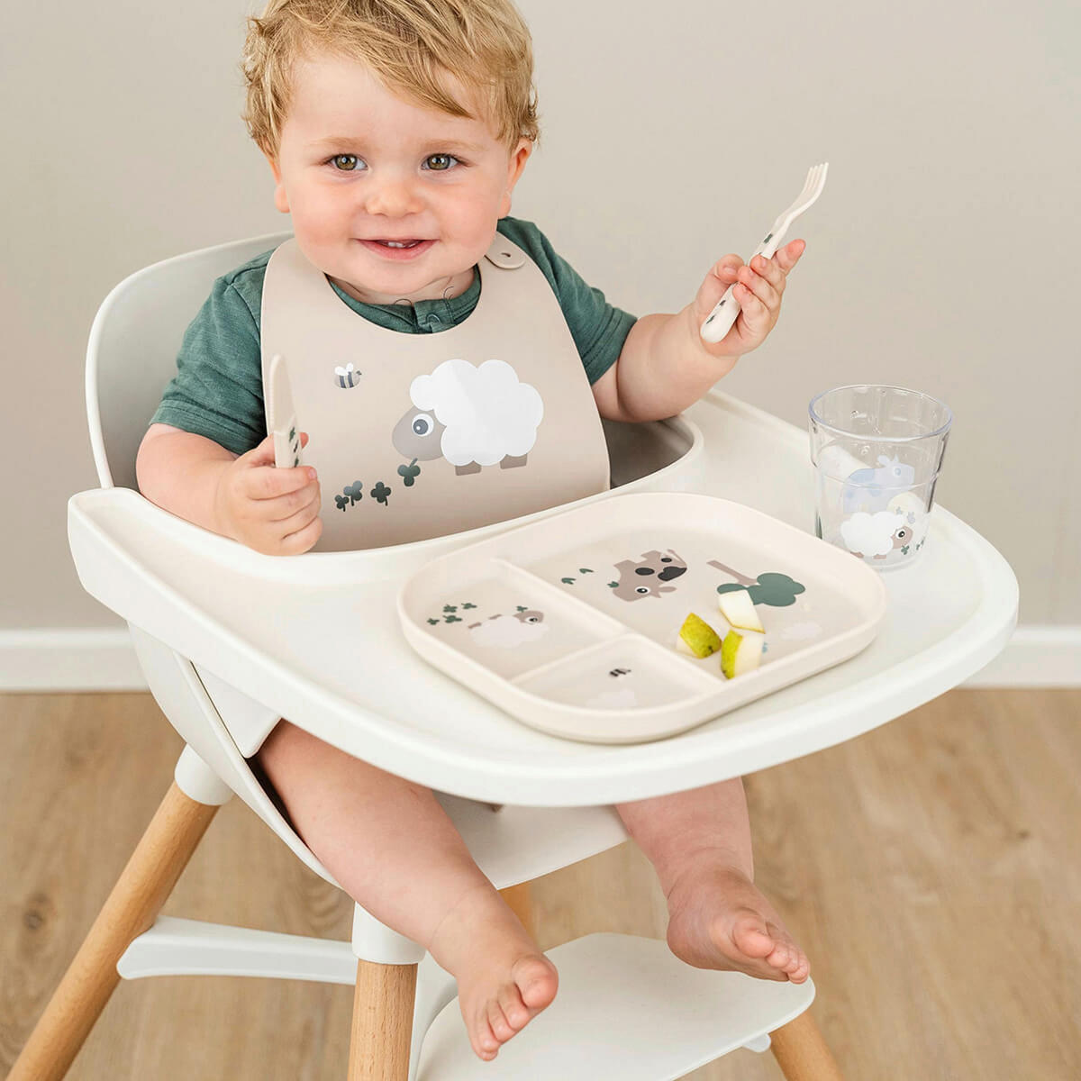 KINDERTELLER  - Sandfarben, Basics, Kunststoff (26/14,50/10,50cm)