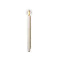 LED-KERZE 2,2/24,5 cm  - Weiß, Basics, Kunststoff/Paraffin (2,2/24,5cm) - Ambia Home