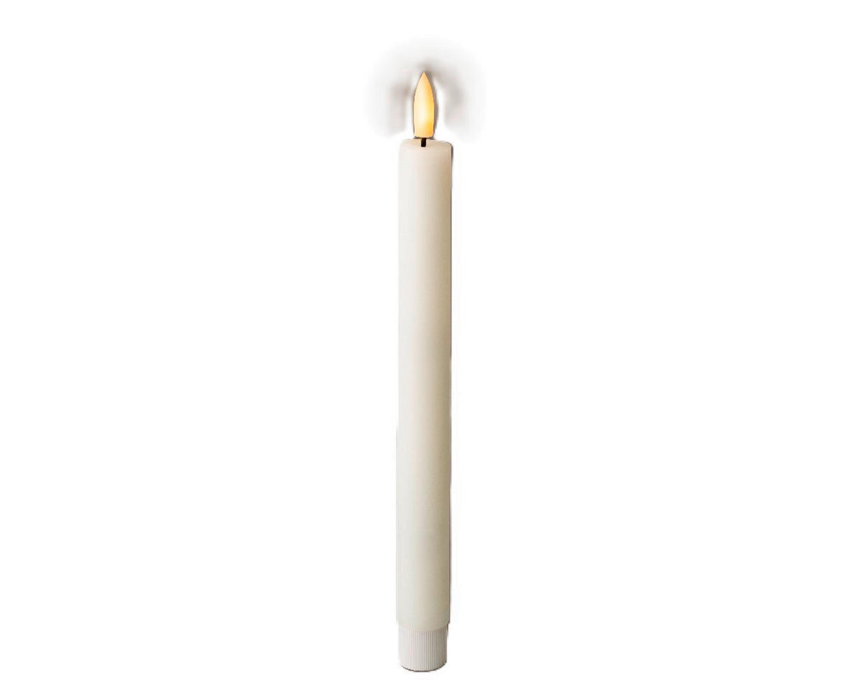 LED-KERZE 2,2/24,5 cm  - Weiß, Basics, Kunststoff/Paraffin (2,2/24,5cm) - Ambia Home