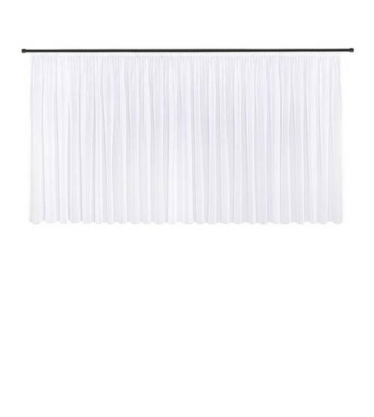 FERTIGSTORE  transparent  600/150 cm   - Weiß, Basics, Textil (600/150cm)
