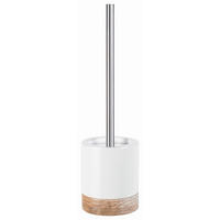 WC KEFA SO STOJANOM - biela/farba duba, Basics, kov/drevo (11/42cm) - Sadena