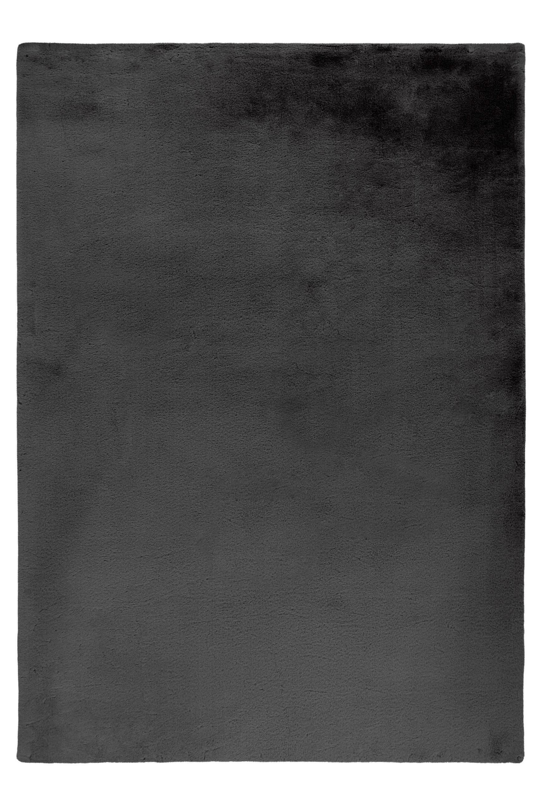 FLACHWEBETEPPICH 80/150 cm Graphitfarben rechteckig  - Graphitfarben, Basics, Textil (80/150cm) - Kayoom