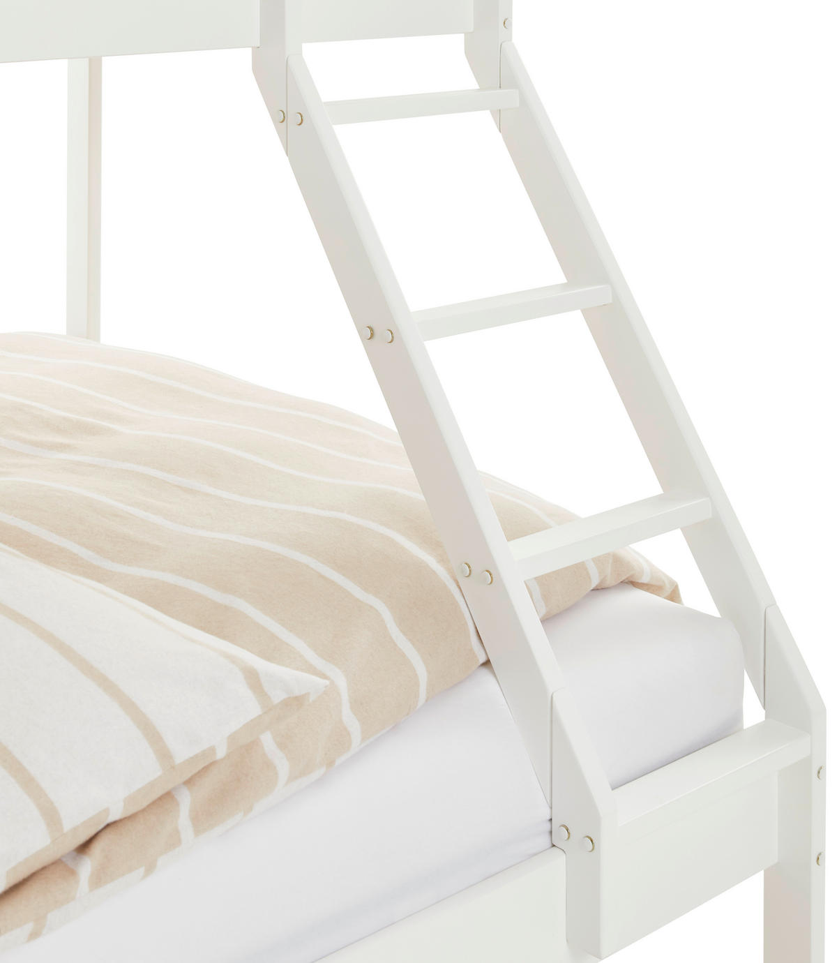 ETAGENBETT - Naturfarben/Weiß, KONVENTIONELL, Holz (140/200cm) - Linea Natura