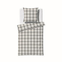 BETTWÄSCHE Lech Flanell 200/220 cm  - Beige/Grau, Basics, Textil (200/220cm) - Fleuresse