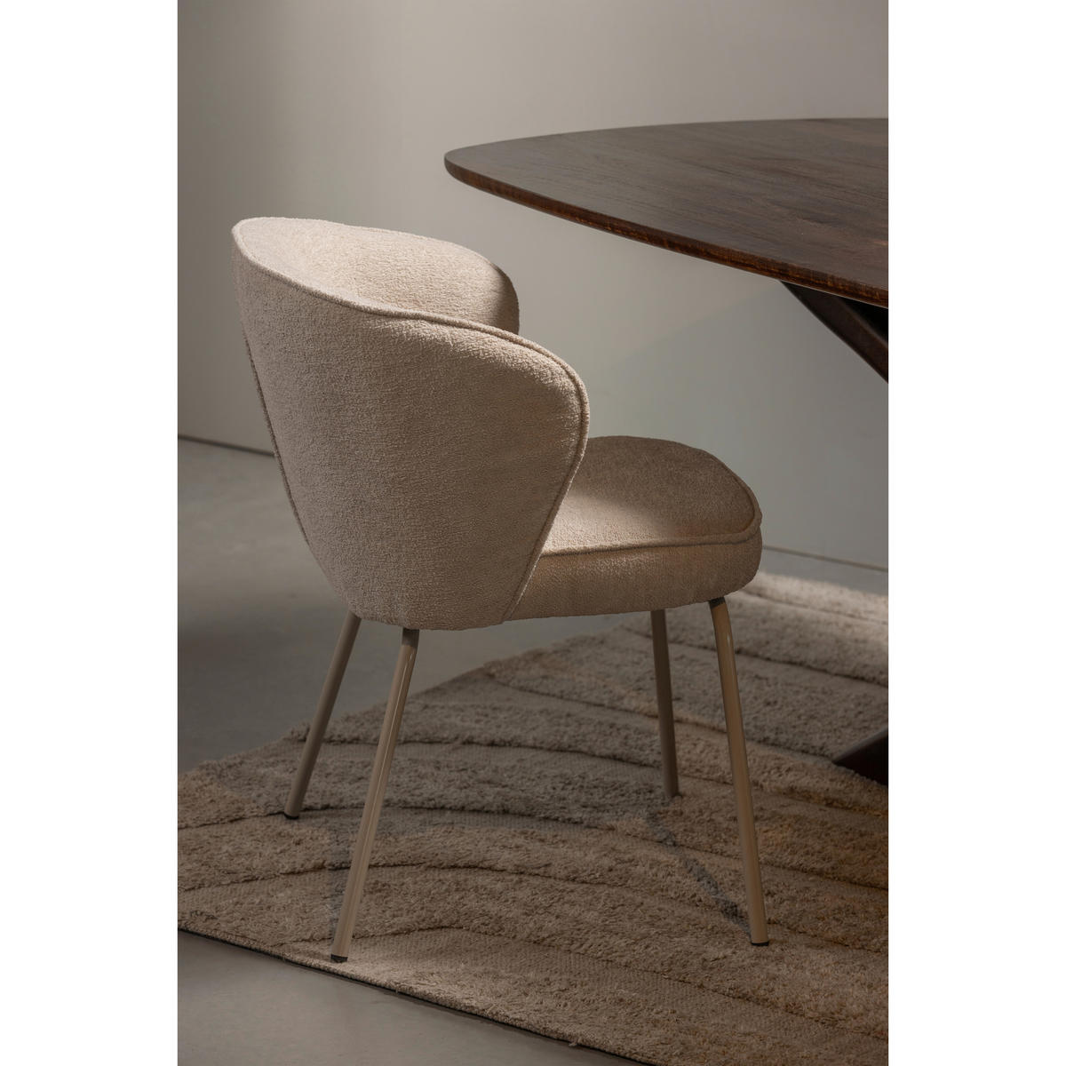 ARMLEHNSTUHL-SET  stapelbar, Bezug abnehmbar Webstoff  - Hellgrau, Design, Textil/Metall (60/77/59cm) - Livetastic