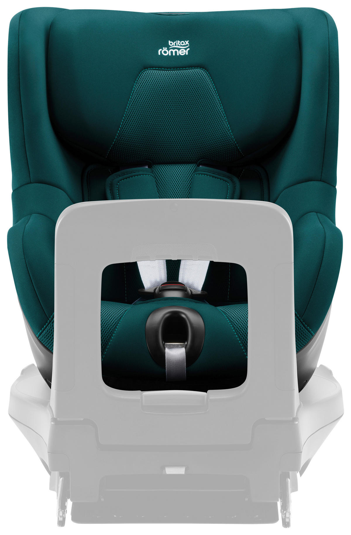 REBOARDER-KINDERSITZ DUALFIX 5Z  - Jadegrün, Basics, Textil (44/48/74cm) - Britax Römer